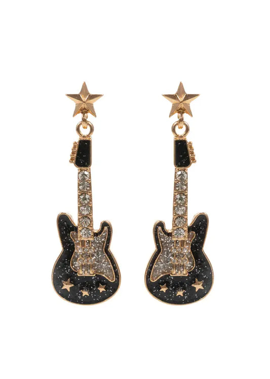 Guitar Dangle Earrings